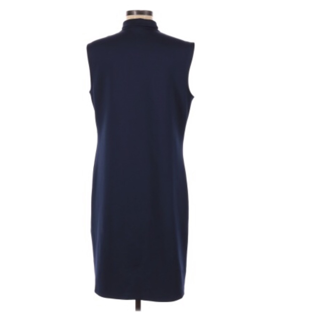 En Focus Navy sleeveless dress - Picture 2 of 2